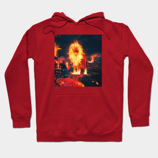 Flame Emperor Hoodie by Ergen Art